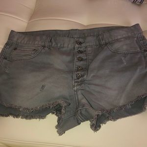Free people jean shorts